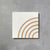 Marigold Maze Three Tile Tiles - Handmade